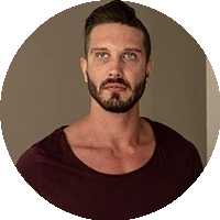 Quinton James model profile page