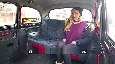 Hot teen 18+ Angel Emily sucks and fucks taxi drivers cock