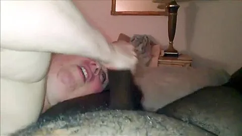 Horny BBW Amateur Sucking A BBC In Front Of Husband