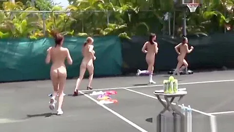 Tennis ball in your butt