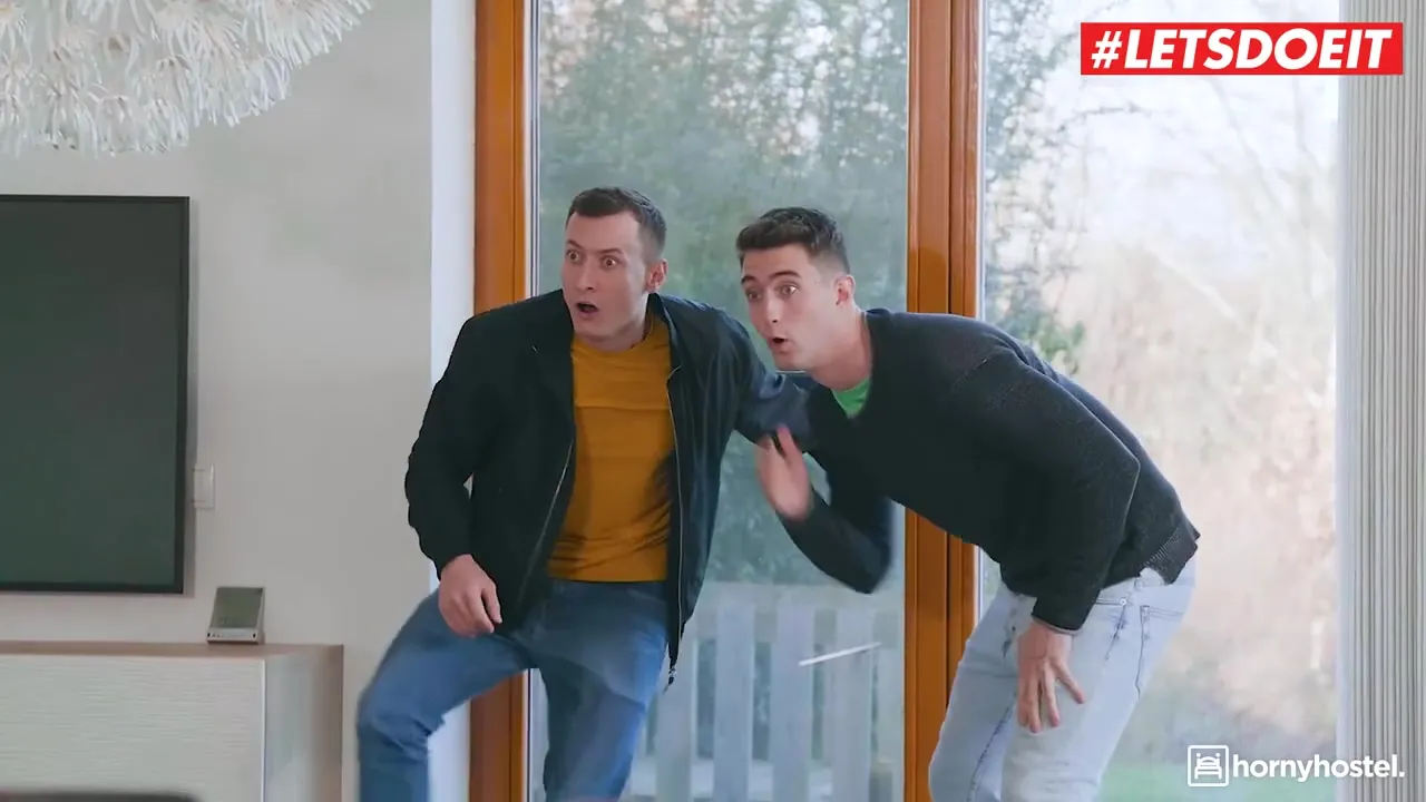 Two Guests Get Lucky When Sexually Frustrated Girlfriend Goes Hunting For Cock