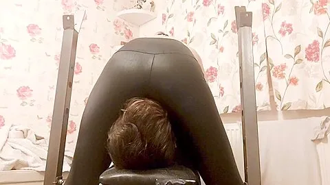 Leather Leggings Worship! With Facesitting,panty Gag And Hand Smother Domination!!!