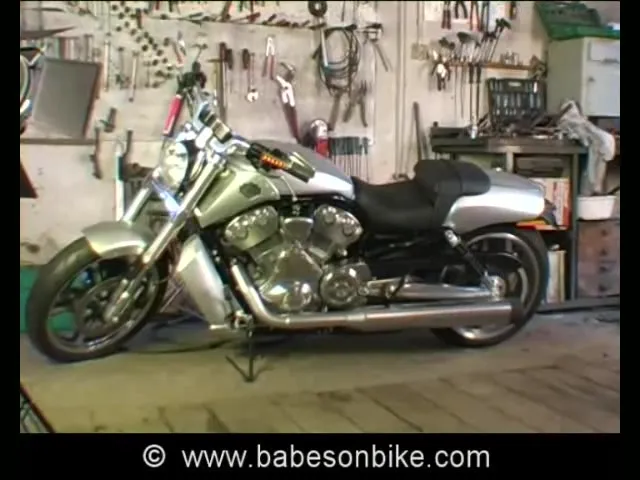 Babe loves latex and bikes