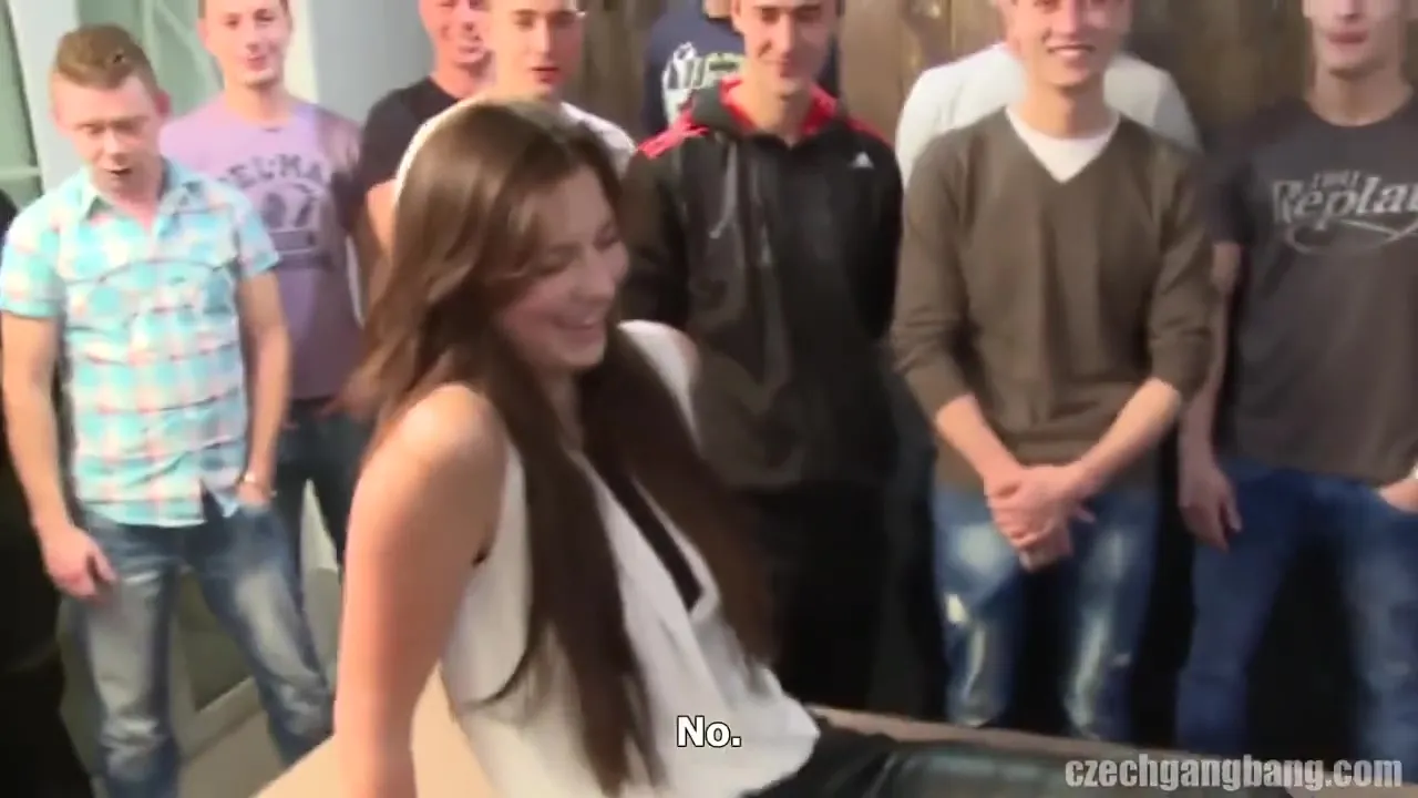 Amateur Cutie Gets Roughly Gangbanged And Cumsprayed - Creampie