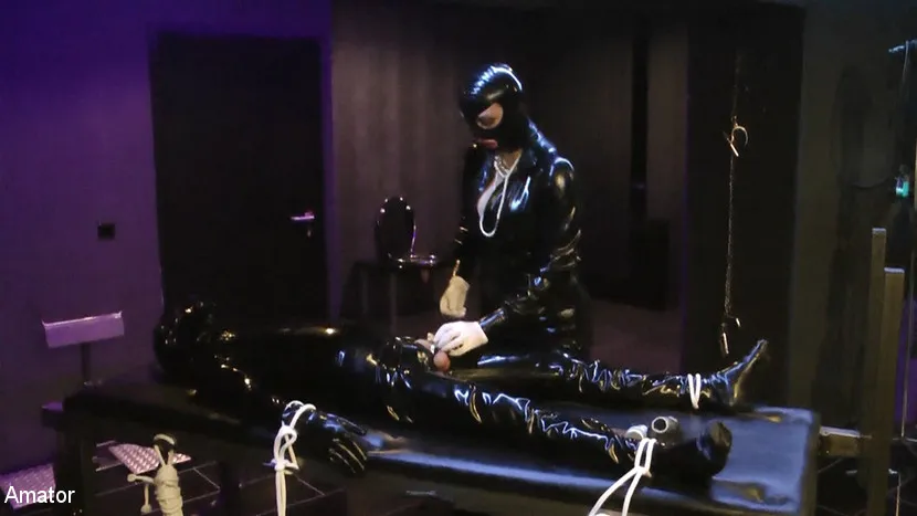 Lady Letizia & Slave in Lady Letizia: Milking - KINK