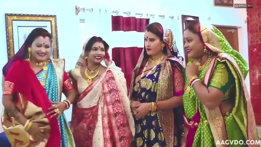 4 Horrny Indian Milfs Banged