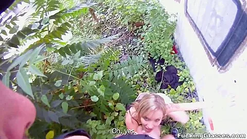 Fucking Glasses - Fucked for cash before a date