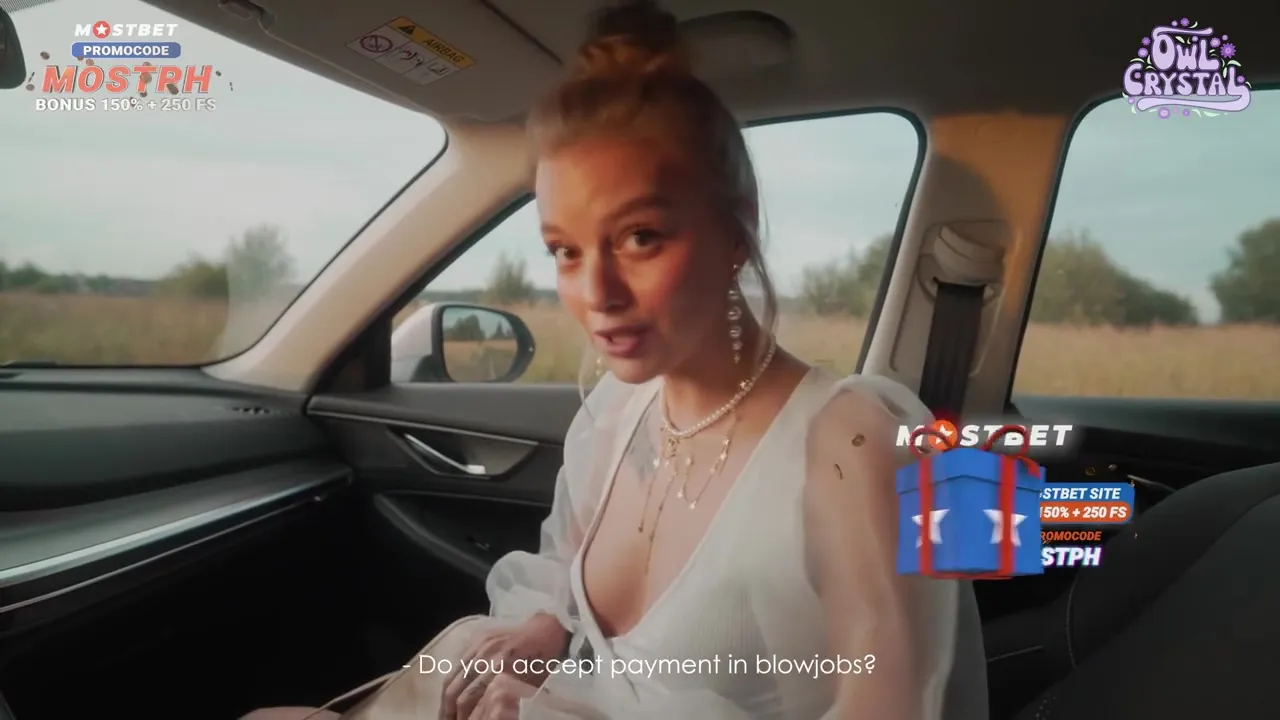 A Student 18+ Girl Paid With A Blowjob For The Trip