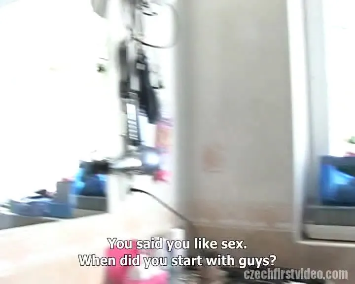 CZECH FIRST VIDEO - BUSTY BRUNETTE MONIKA WOULD BE A PORNSTAR