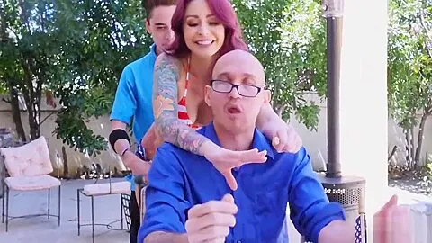 Monique Alexander and Adria Rae find BBQ Cock