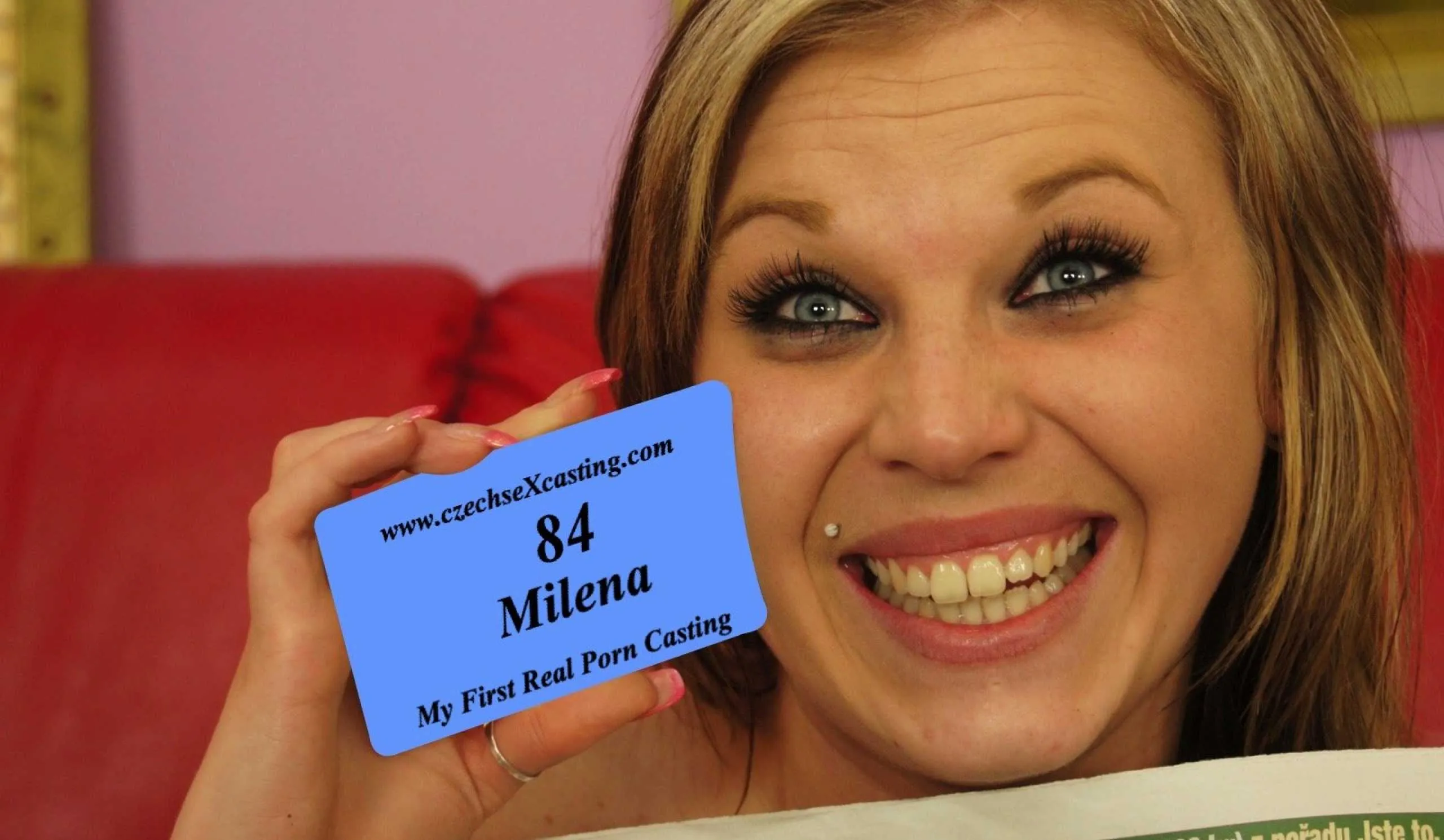 Milena & Patrick in Milena Is Happy To Have Her First Porn Casting - Porncz
