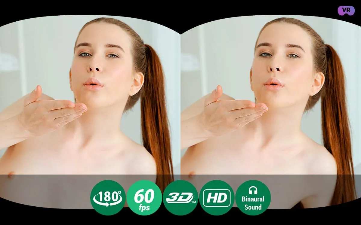 Sunny Honey in Brunette Climbs On The Table To Play With Pussy - TMWVRNet