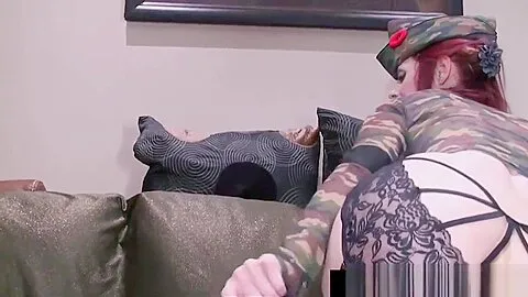 Horny Housewife Shanda Fay Shoots Her Soldier'_s Rifle!