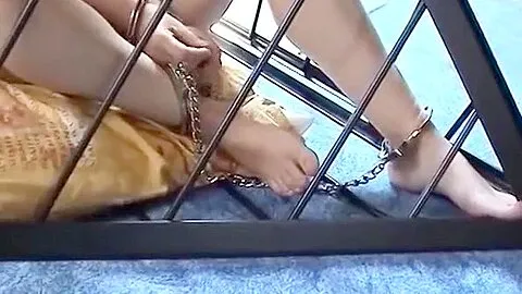 CMNF - Gymnastic house slave training and taming