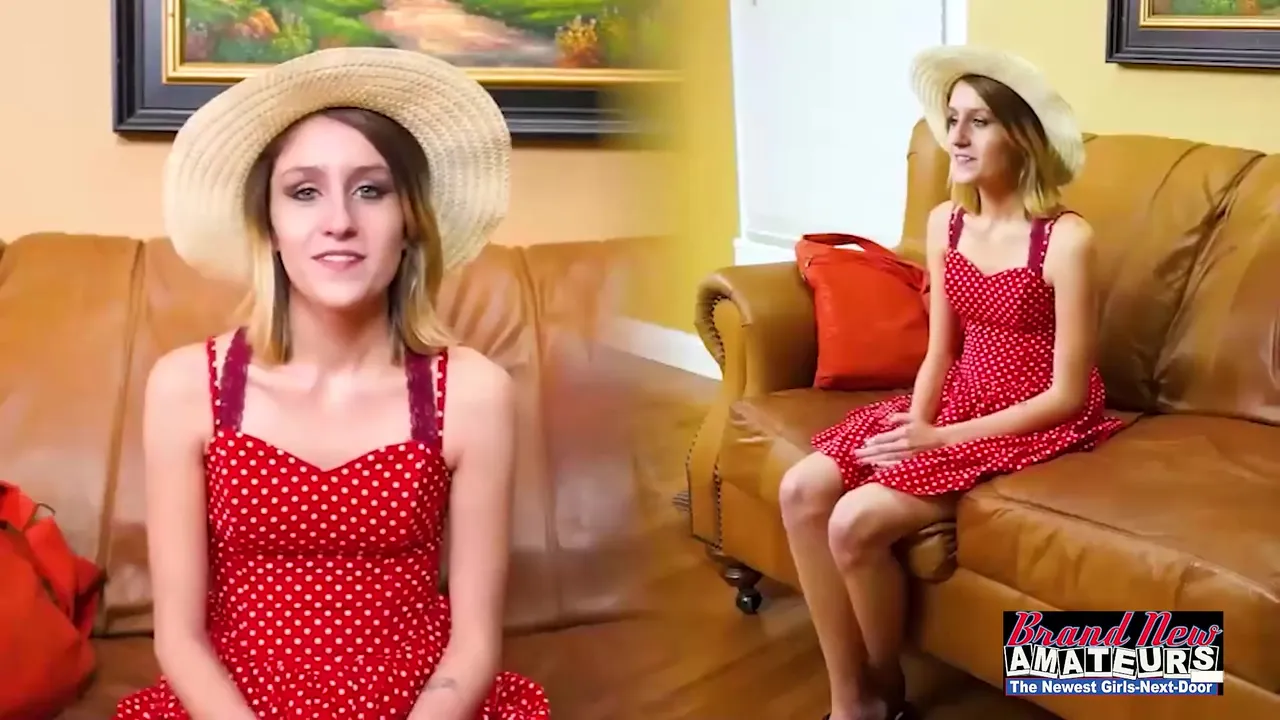 Petite Exotic Brunette Pixie Rubs Her Pussy With A Dildo!