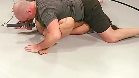 Extremely rare bondage wrestling, struggling, and rough fuck