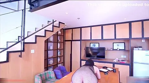 Chinese Girl Have a Sex and Play on Table