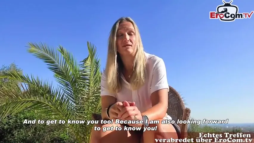 German Amateur Milf Makes Real Holiday Fuck User Meeting Via