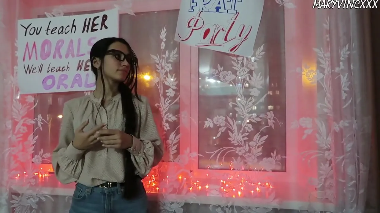 He Fucked Me Hard After Frat Party While My Roommate Is Near