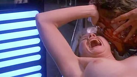 Barbara Crampton in Re-Animator (1985)