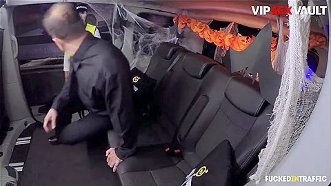 George Uhl And Jasmine Jae - Halloween Sex On The Van With A Busty Police Officer