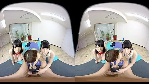 Rika Mari and Misato Nonomiya and Mayu Kuyano in Rika Mari, Misato Nonomiya, Mayu Kuyano Swimsuit Sex Harem - MiluVR