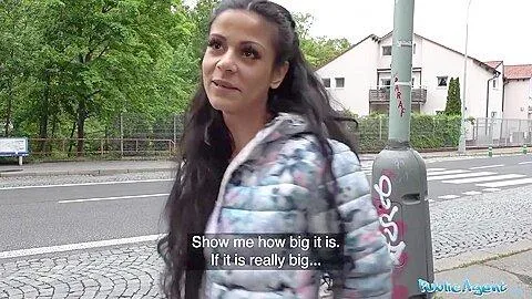 Sandra Soul - Sexy Brunette Fucked In Public