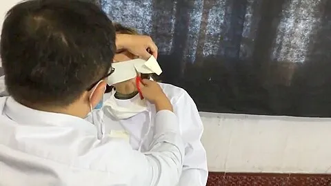 Nurse Stuff Tape And Mask Gagged