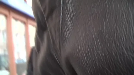 Youthful blond engulfing in the solarium