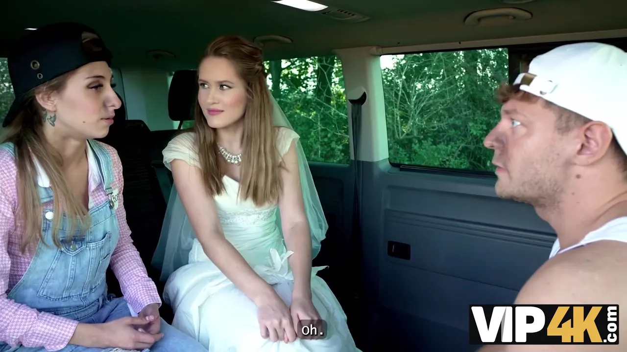 Sexy Teen 18+ Bride Una Fairy Got Horny And Showed Her Deep Blowjob Skills In The Car