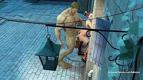 Green day - Harley Quinn shows Hulk that she can take anything he dishes out