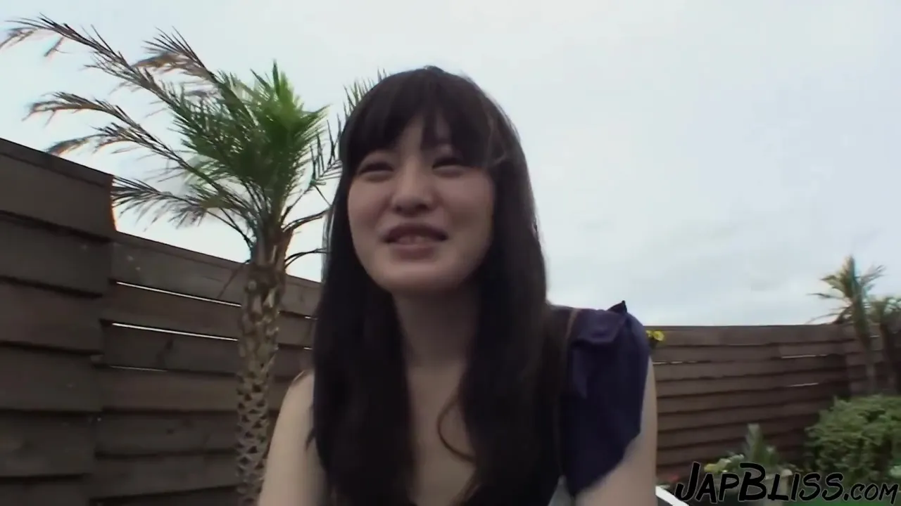 Japanese Slut Blowing On The Balcony