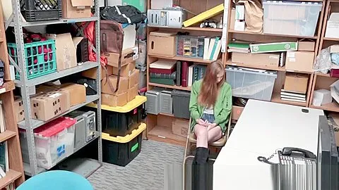 Slutty shoplifter riding