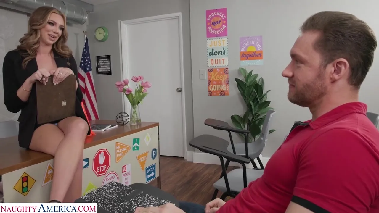 Drivers Ed Teacher Tiffany Watson Is Horny And Sam Has The Perfect Cock To Drill Her Pussy