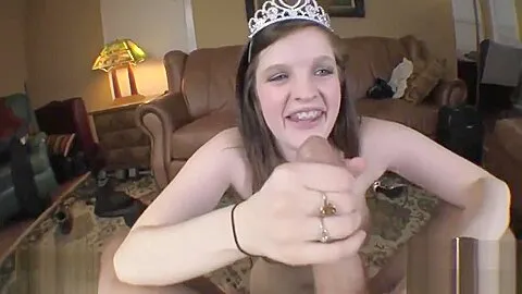 Brandnewamateurs barely 18yo blowjob princess riley audition