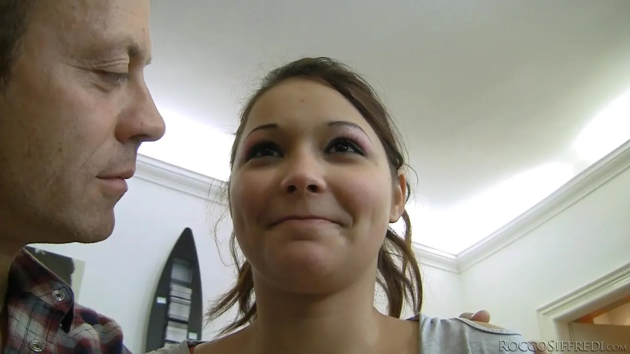 teen 18+ slut with wet cunt licks Rocco's rod professional