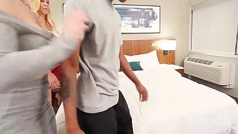 Busty Sara, Sara Jay And Karen Fisher In Jay And Milf Muffs Stuffed By Big Young Cock! 6 Min