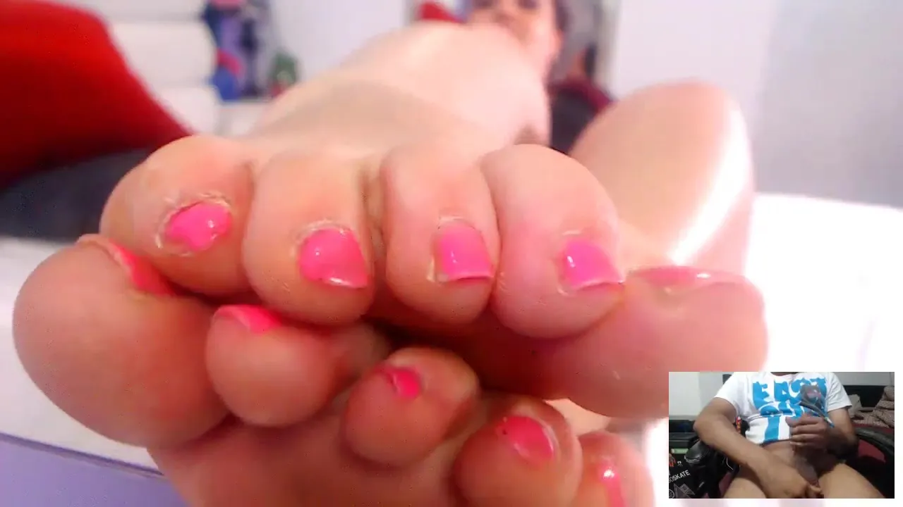 Skype Foot Fetish JOI with Sexy Latina