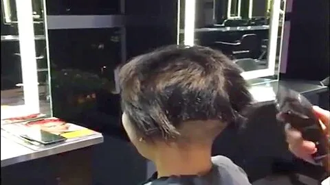 beautiful asian girl headshave