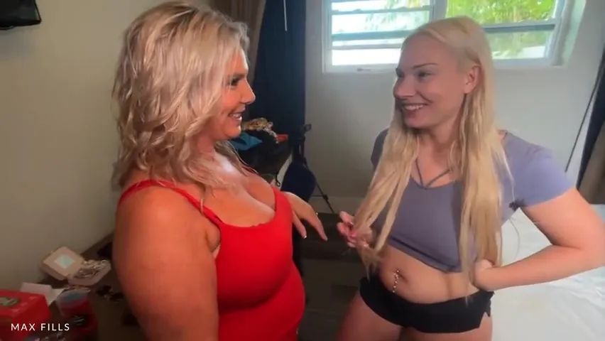 Real Stepmom And Stepdaughter On Vacation Take Turns With Me