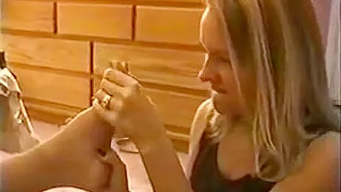 Retro Pantyhose Feet Worship