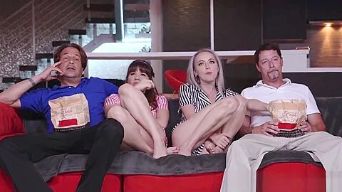 Group Sex Party teen 18+ Daughters Swap Dads To Ride Their Cocks