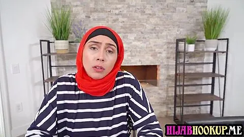 Lilly Hall - Arab Milf Stepmom With Hijab Deepthroats And Fucks Her Stepson