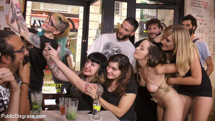 Wiggly Little Bitch Needs To Be Held Down And Humiliated - PublicDisgrace