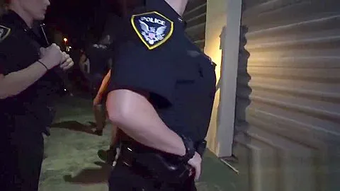 Milf cops raid a music studio after disturbance call