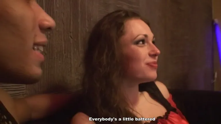 Sexy students 18+ celebrate Halloween scene 4