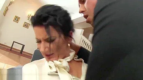 Stockings milf drinks pee