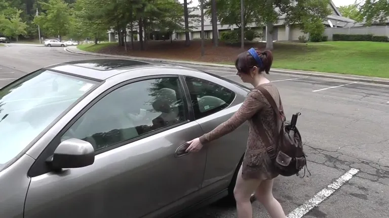 Drilled and Cum discharged his girlfriend in the forest