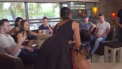 Big ass Hungarian whipped in public