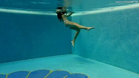 Stephanie Moon - Swimming Pool Irina Makes Hot Moves With Pussy